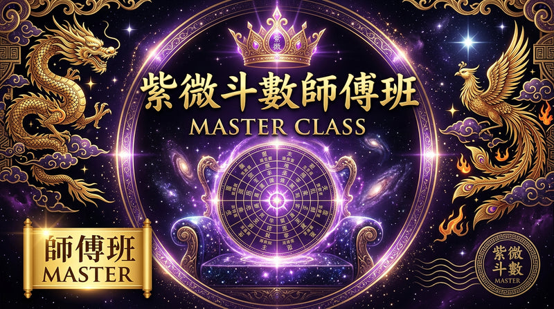 紫微斗數師傅班 — 全班套餐（20堂）